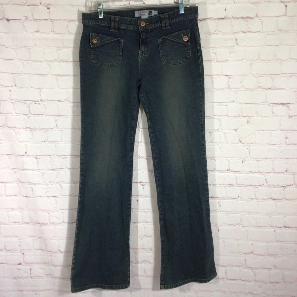 Vintage Nikkies Denim Division Medium Wash Blue Denim Jeans - Size 9